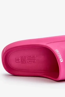 Lekkie Klapki Damskie Big Star NN274A041 Fuksja