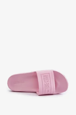 Lekkie Klapki Damskie Big Star OO274036 Różowe