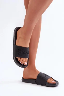 Lekkie Klapki Damskie Big Star OO274044 Czarne