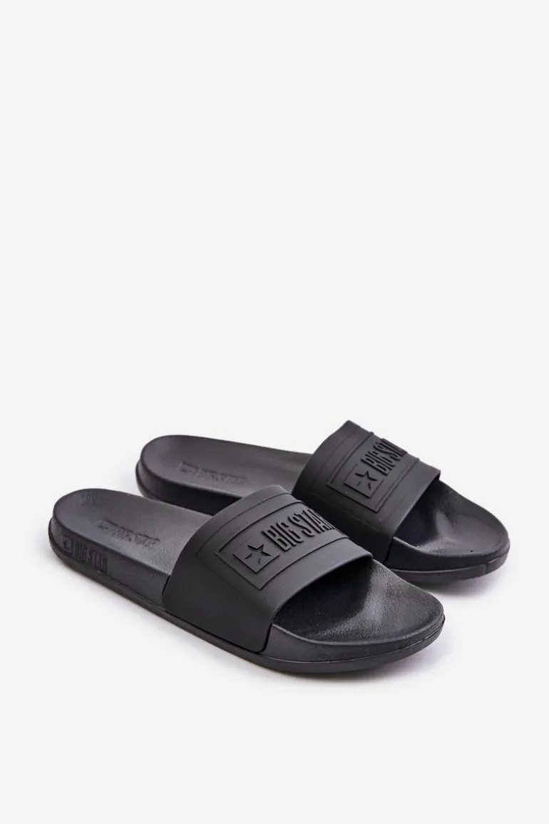 Lekkie Klapki Damskie Big Star OO274044 Czarne