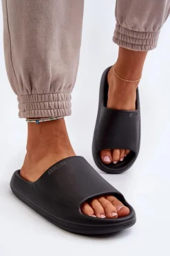 Lekkie Klapki Damskie Big Star NN274A042 Czarne