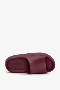 Lekkie Klapki Damskie Big Star SS274422 Bordowe