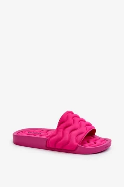 Lekkie Klapki Damskie Na Basen Fuksja Beliordia