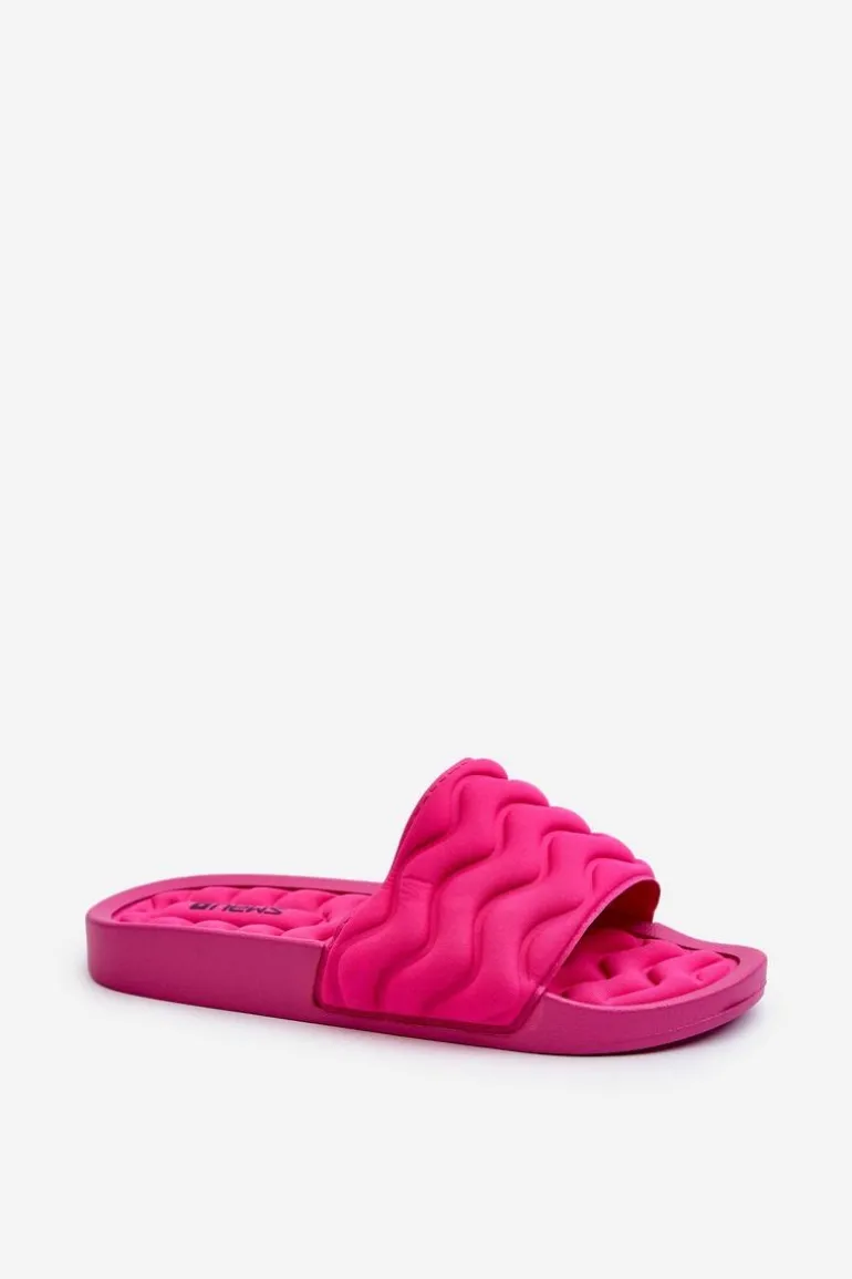 Lekkie Klapki Damskie Na Basen Fuksja Beliordia