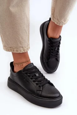 Lekkie Sneakersy Damskie Big Star NN274320 Memory Foam System Czarne