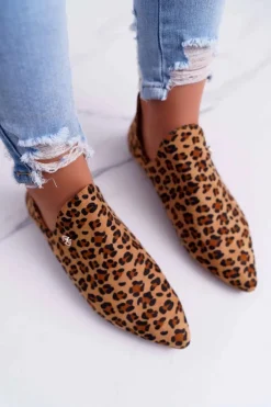 Lu Boo Botki Z Wycięciami Leopard Chelsea