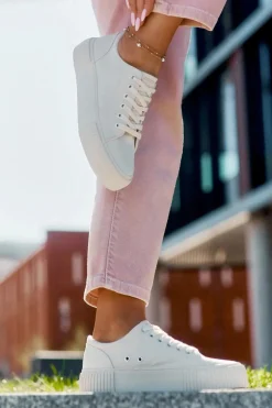 Materiałowe Trampki Damskie Big Star RR274407 Beżowe