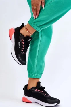 Modne Buty Sportowe Memory Foam System Big Star LL274318 Czarne