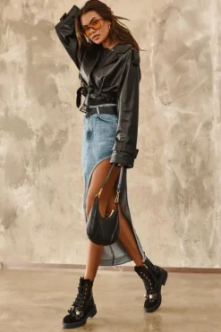 Modne Damskie Botki Na Suwak Z Ozdobami D&A MR870-76 Czarne