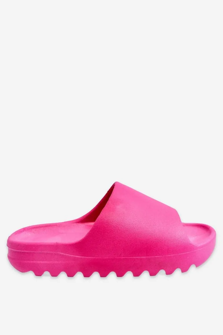 Modne Klapki Na Platformie Fuksja Estella