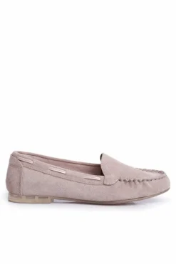 Mokasyny Damskie Sergio Leone Zamszowe Beżowe MK722