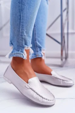 Mokasyny Damskie Sergio Leone Różowa Perła Winted