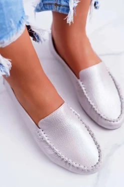 Mokasyny Damskie Sergio Leone Różowa Perła Winted