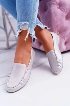 Mokasyny Damskie Sergio Leone Różowa Perła Winted