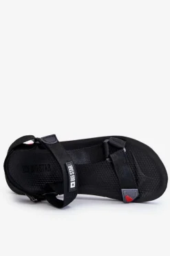 Męskie Sandały Na Rzepy Big Star DD174717 Czarne