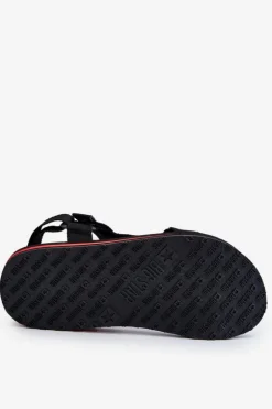 Męskie Sandały Na Rzepy Big Star DD174717 Czarne