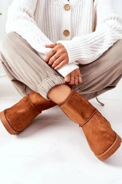 Śniegowce Cross Jeans EE2R4028C Brązowe