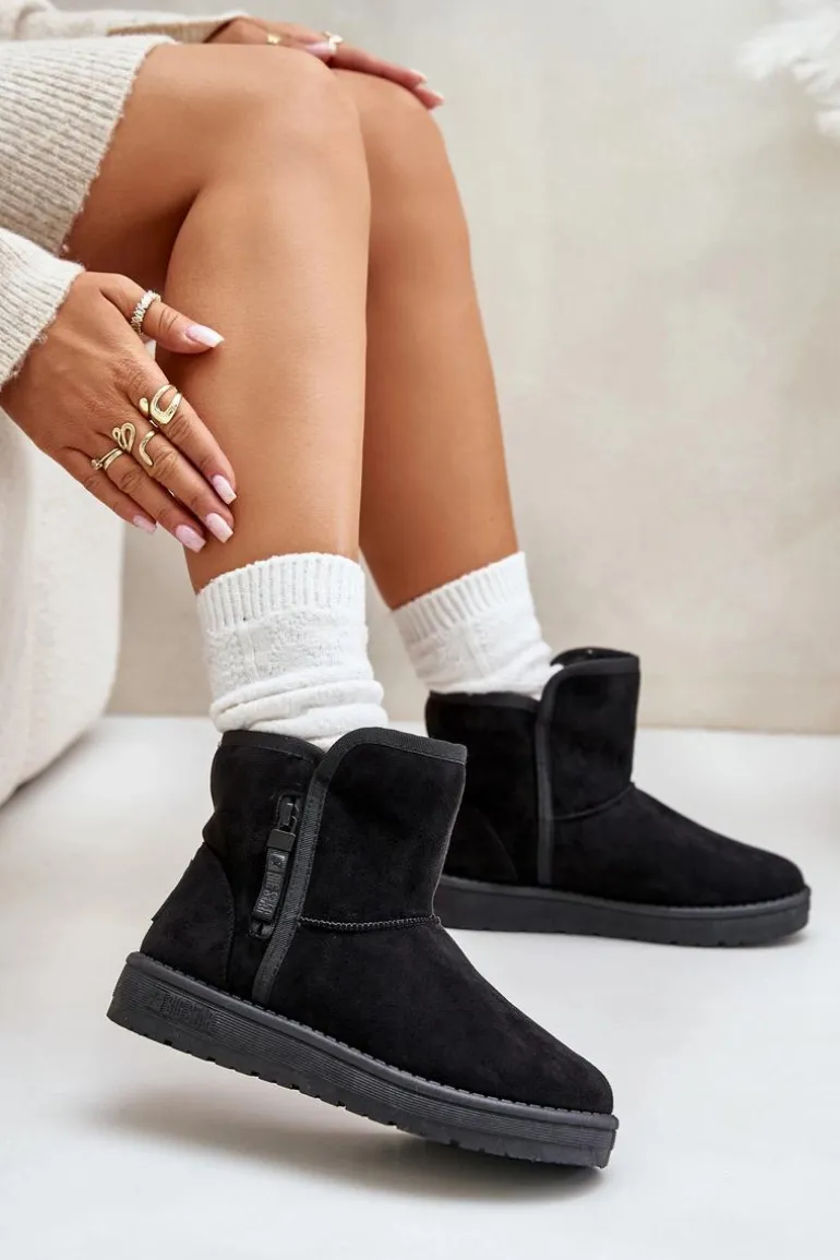 Śniegowce Damskie Big Star OO274A163 Czarne