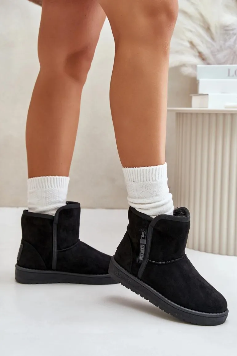 Śniegowce Damskie Big Star OO274A163 Czarne