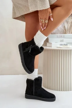 Śniegowce Damskie Big Star OO274A163 Czarne