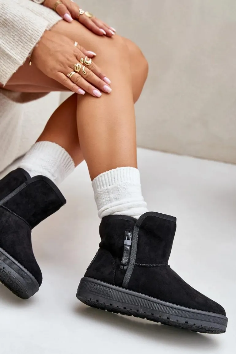 Śniegowce Damskie Big Star OO274A163 Czarne