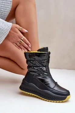 Śniegowce Damskie Big Star OO274A395 Czarne