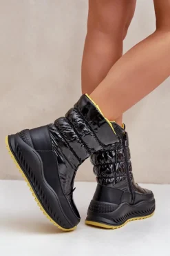 Śniegowce Damskie Big Star OO274A395 Czarne