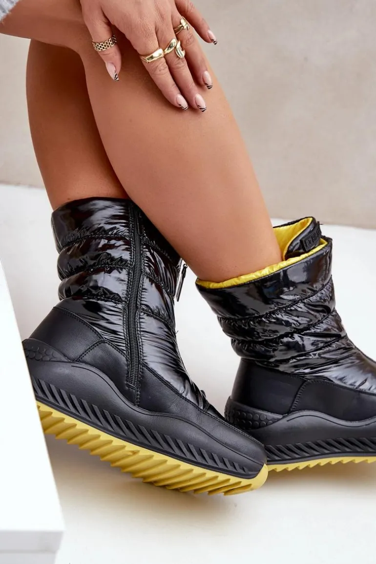 Śniegowce Damskie Big Star OO274A395 Czarne