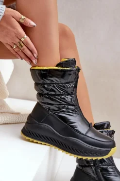 Śniegowce Damskie Big Star OO274A395 Czarne