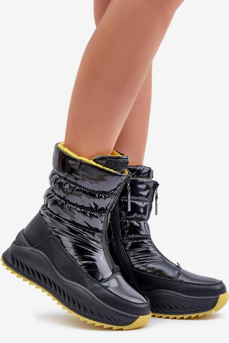 Śniegowce Damskie Big Star OO274A395 Czarne