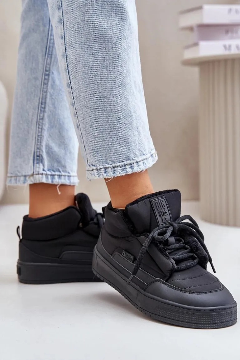 Śniegowce Damskie Big Star OO274A530 Czarne