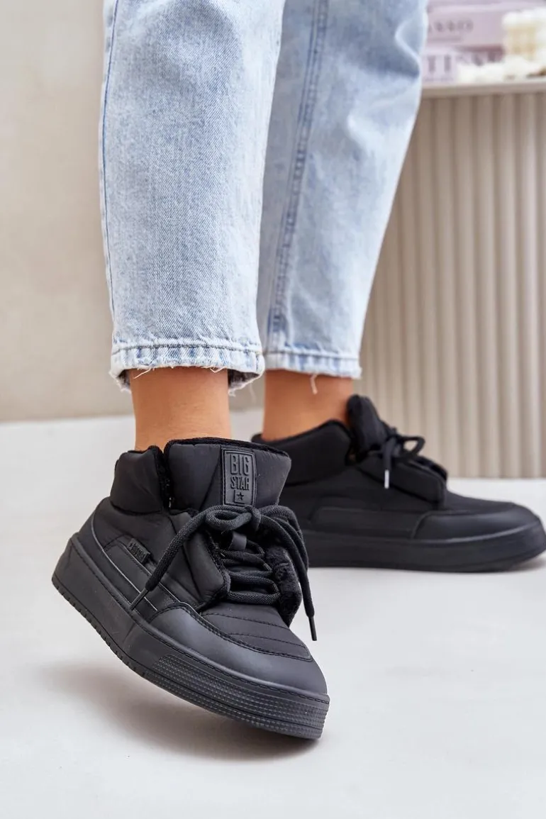 Śniegowce Damskie Big Star OO274A530 Czarne