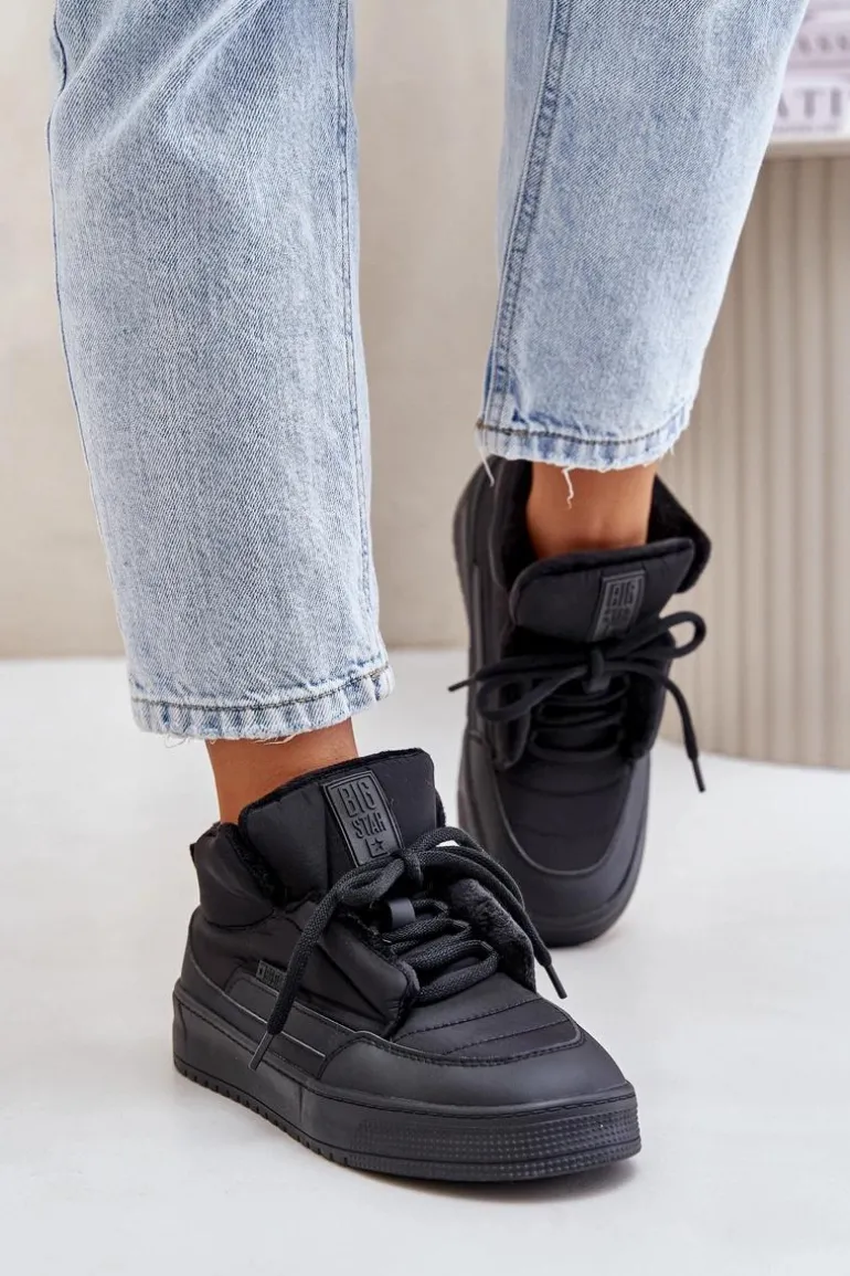 Śniegowce Damskie Big Star OO274A530 Czarne