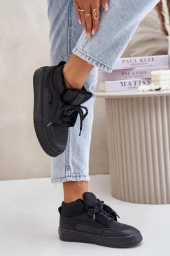 Śniegowce Damskie Big Star OO274A530 Czarne