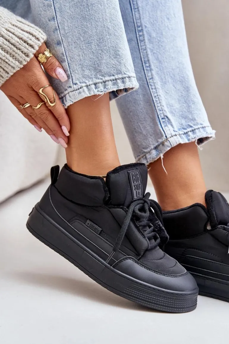 Śniegowce Damskie Big Star OO274A530 Czarne