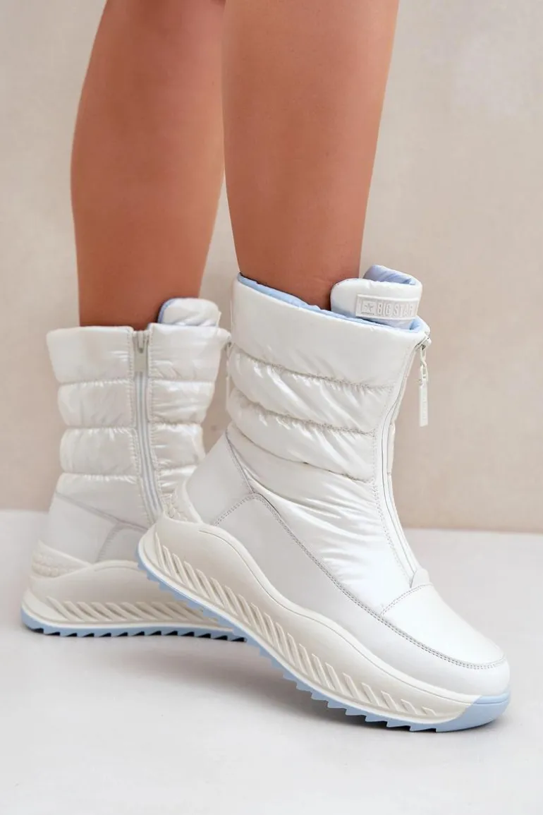 Śniegowce Damskie Big Star OO274A396 Białe