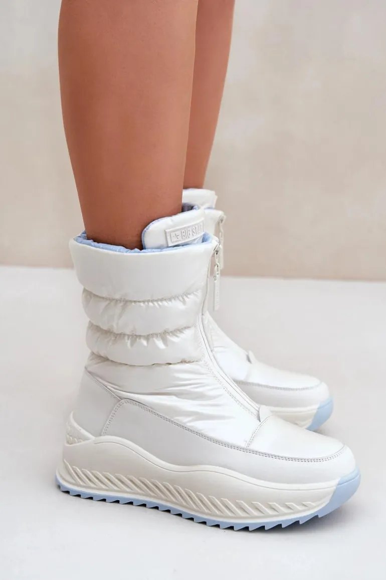 Śniegowce Damskie Big Star OO274A396 Białe