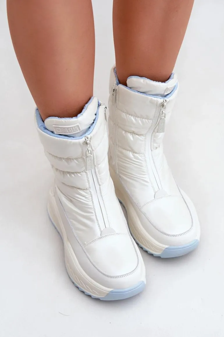 Śniegowce Damskie Big Star OO274A396 Białe