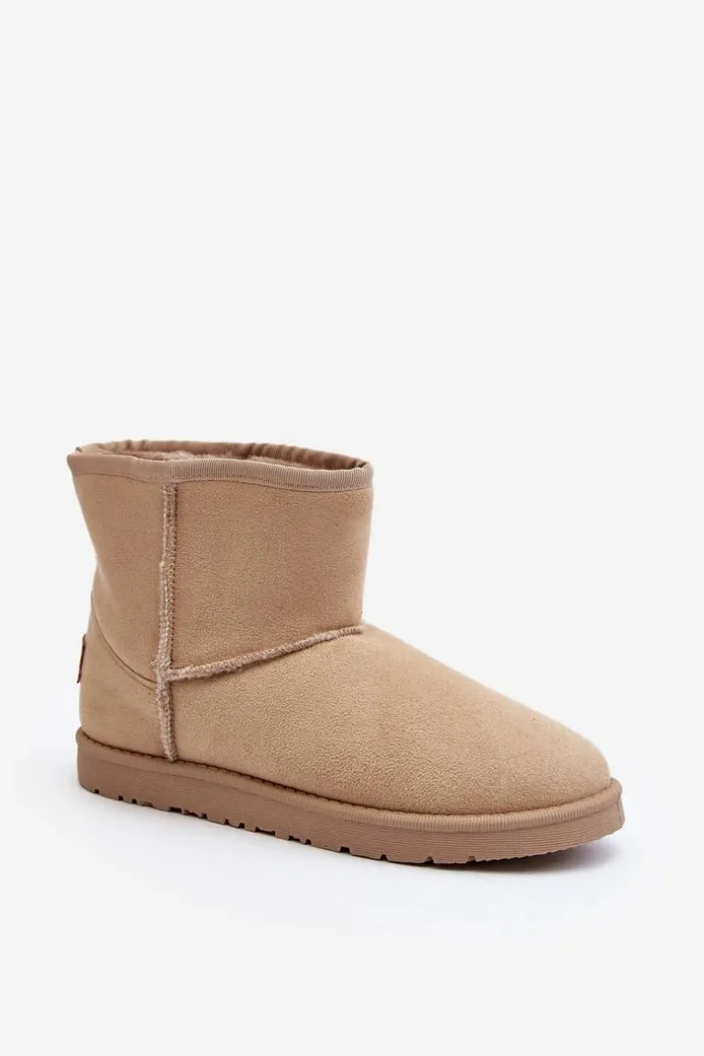 Śniegowce Damskie Cross Jeans MM2R4023C Beżowe