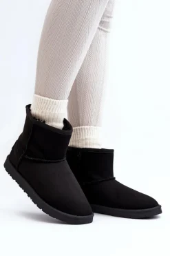 Śniegowce Damskie Cross Jeans MM2R4024 Czarne