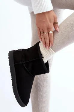 Śniegowce Damskie Cross Jeans MM2R4024 Czarne