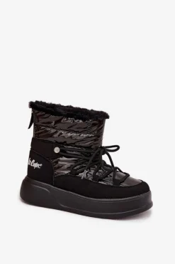 Śniegowce Damskie Na Platformie Lee Cooper LCJ-25-03-3814 Czarne