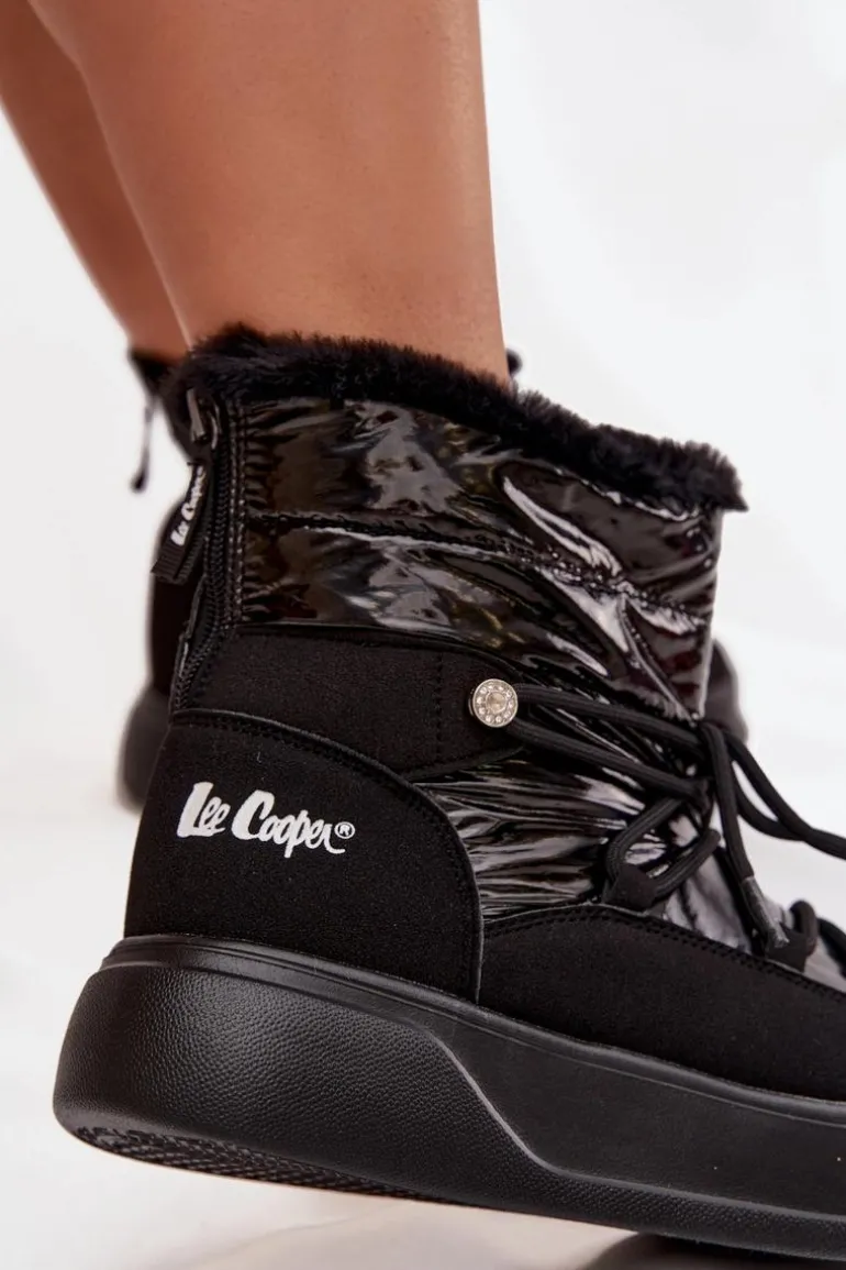 Śniegowce Damskie Na Platformie Lee Cooper LCJ-25-03-3814 Czarne