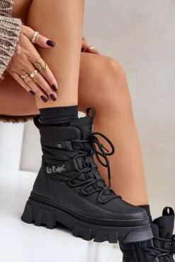 Śniegowce Damskie Na Zamek Lee Cooper LCJ-24-47-3144 Czarne