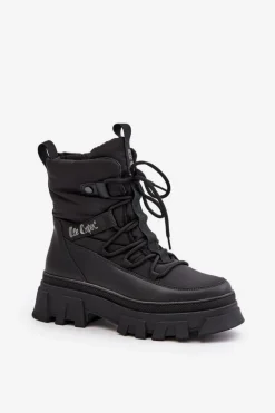 Śniegowce Damskie Na Zamek Lee Cooper LCJ-24-47-3144 Czarne