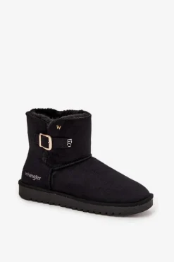 Śniegowce Damskie Z Klamrą Wrangler 20253091.25Y Czarne