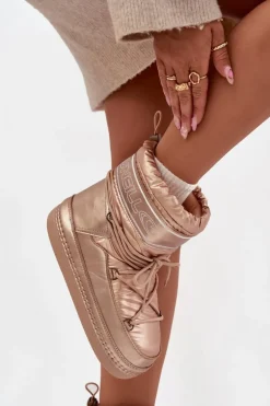 Śniegowce Damskie Z Wiązaniem O'NEILL LISA WOMEN HIGH 90253012.99U Złote