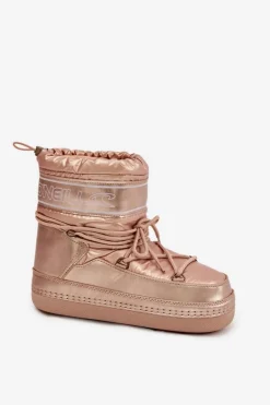 Śniegowce Damskie Z Wiązaniem O'NEILL LISA WOMEN HIGH 90253012.99U Złote