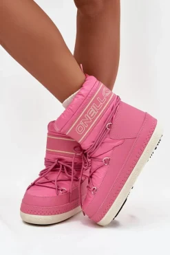 Śniegowce Damskie Z Wiązaniem O'NEILL LISA WOMEN HIGH 90253012.01U Różowe