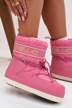 Śniegowce Damskie Z Wiązaniem O'NEILL LISA WOMEN HIGH 90253012.01U Różowe